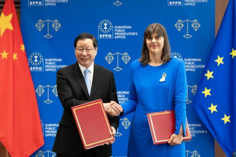 Parchetul condus de Laura Kövesi își consolidează cooperarea cu China. Plan comun până în 2028