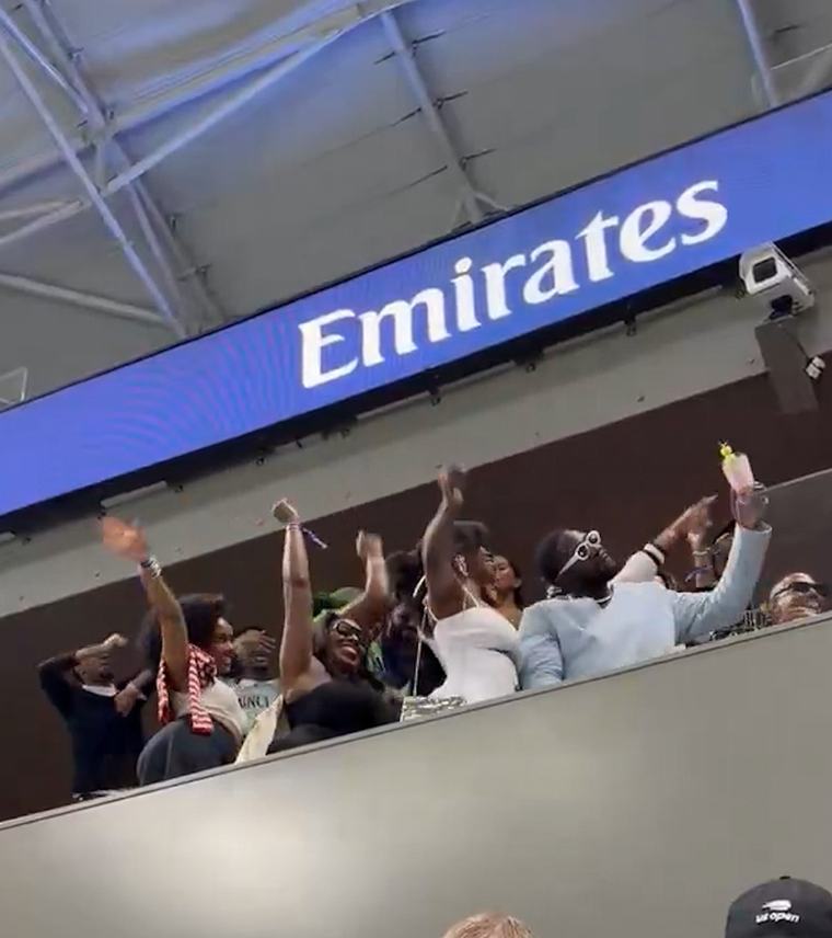 „Miroase a marijuana” VIDEO. Haos la US Open din cauza influencerilor: „E ca la grădină zoologică”