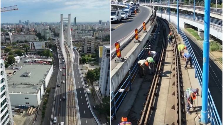 BUCUREȘTI: Podul Basarab se deschide circulaţiei în noaptea de duminică spre luni