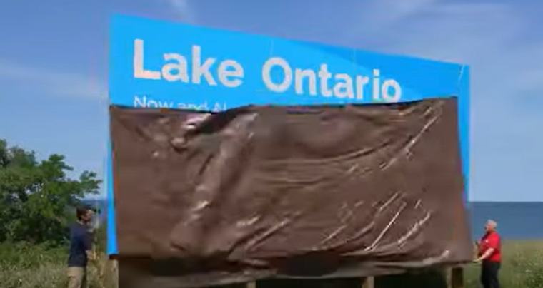 VIDEO: Răspunsul Canadei la pretenția lui Trump de a schimba denumirea Lacului Ontario în Lacul America. Premierul canadian a transmis mesajul pe un panou uriaș amplasat pe malul lacului
