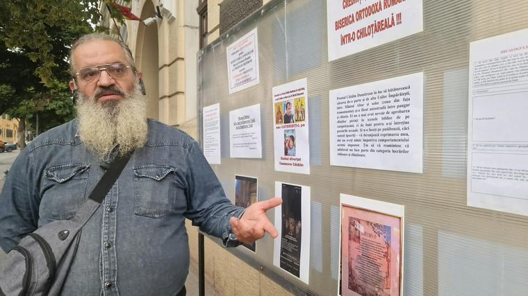 Greva foamei la Mitropolia Ardealului: Un sibian cere înlăturarea unui preot controversat / După ce a fost înlăturat dintr-o biserică, acuzat de fraude cu icoane ”făcătoare de minuni”, a primit o alta / Tatăl preotului e consilier financiar al Arhiepiscopiei Sibiului