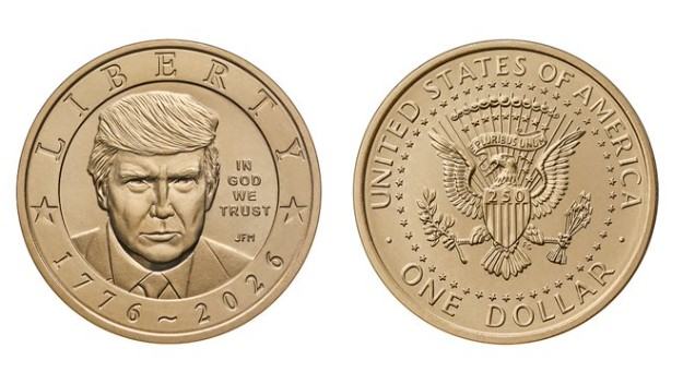 Monetăria SUA lansează moneda de 1 dolar cu chipul lui Donald Trump. „Verificați-vă mărunțișul”